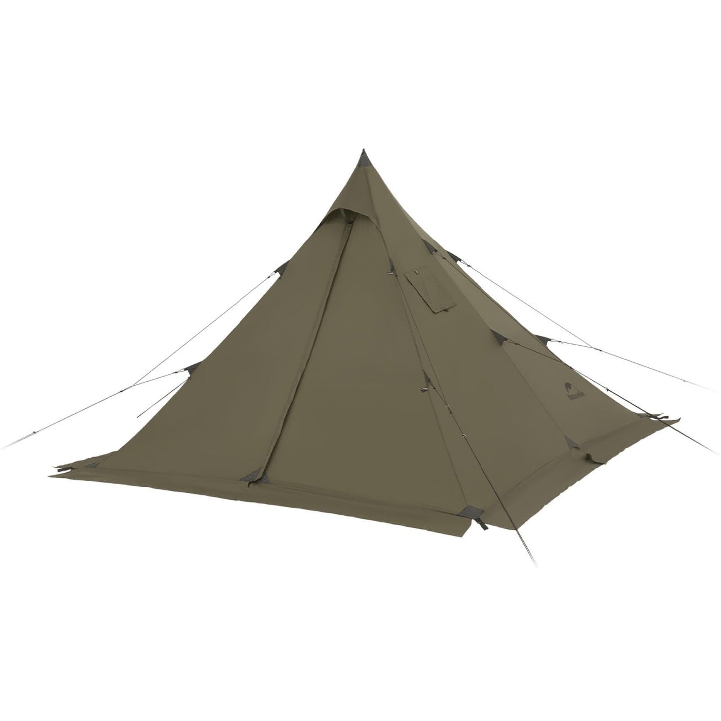 Naturehike ワンポールテント 2人用 難燃材質 煙突穴付き ツールーム PU3000mm スノースカート 前室拡張可能 多種使用モード 通気性 軽量 薪ストーブ対応 ピラミッド テント ソロテント 遮熱遮光 防風 アウトドア キャンプ 登山 旅行 ピクニック