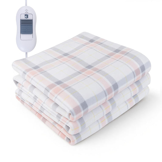 電気毛布 敷き 掛け兼用 節電 電気ブランケット188×130cm 洗える5分速暖 ふわふわ スライド3段階温度調整 切り忘れ防止タイマー付き 操作簡単 収納やすい コンパクト こたつ布団 毛玉なし 防寒対策 肩掛け 膝掛け ダブル 暖房器具 ギフト 頭寒足熱 ダニ退治 チェック柄