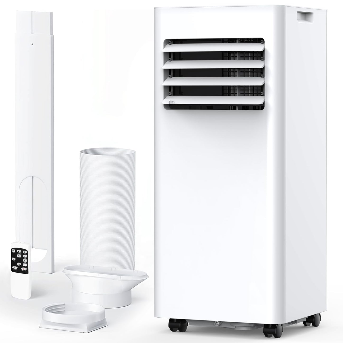 スポットクーラー 家庭用 エアコン 工事不要 2.6kWの冷却能力 8.3畳(約15.3㎡)対応 ポータブルエアコン 2段階風量送風 リモコン付き 24時間タイマー スリープ機能 節電 冷風 送風 除湿 熱中症 暑さ対策