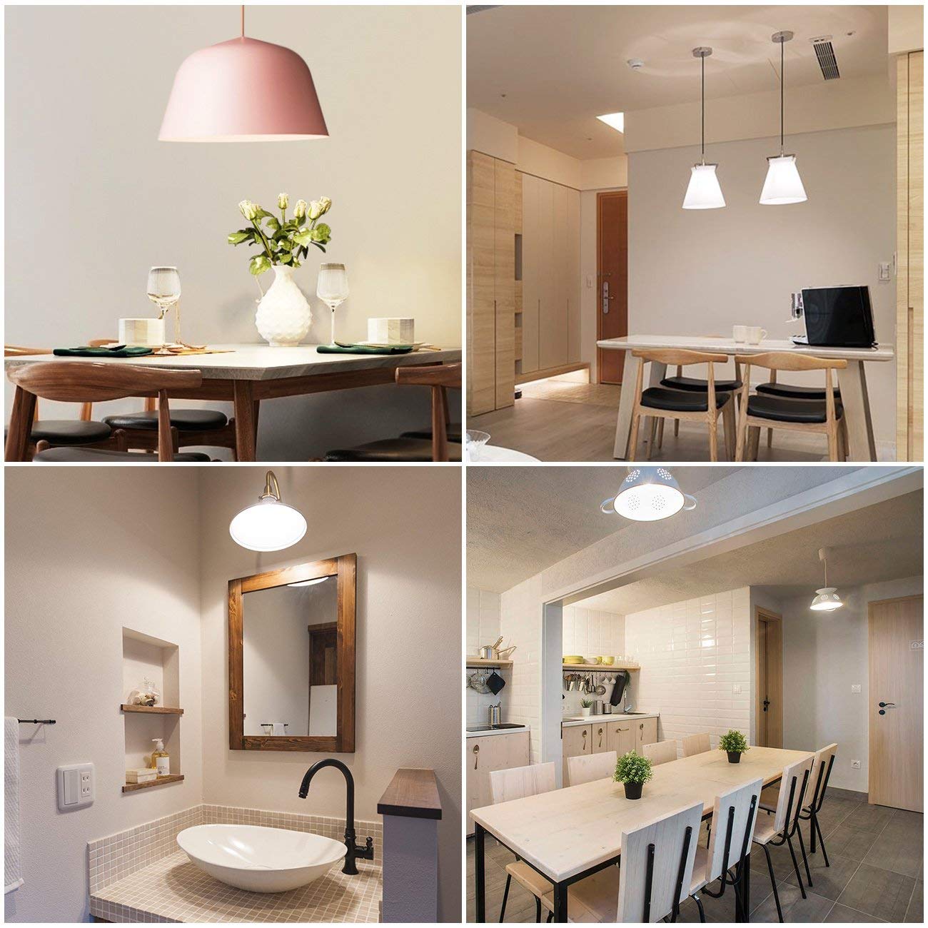 LVWIT LED電球 E26口金 60W形相当 806LM 昼白色 5000K 8.5W 広配光タイプ 省エネ 高演色 PSE認証済み 6個入