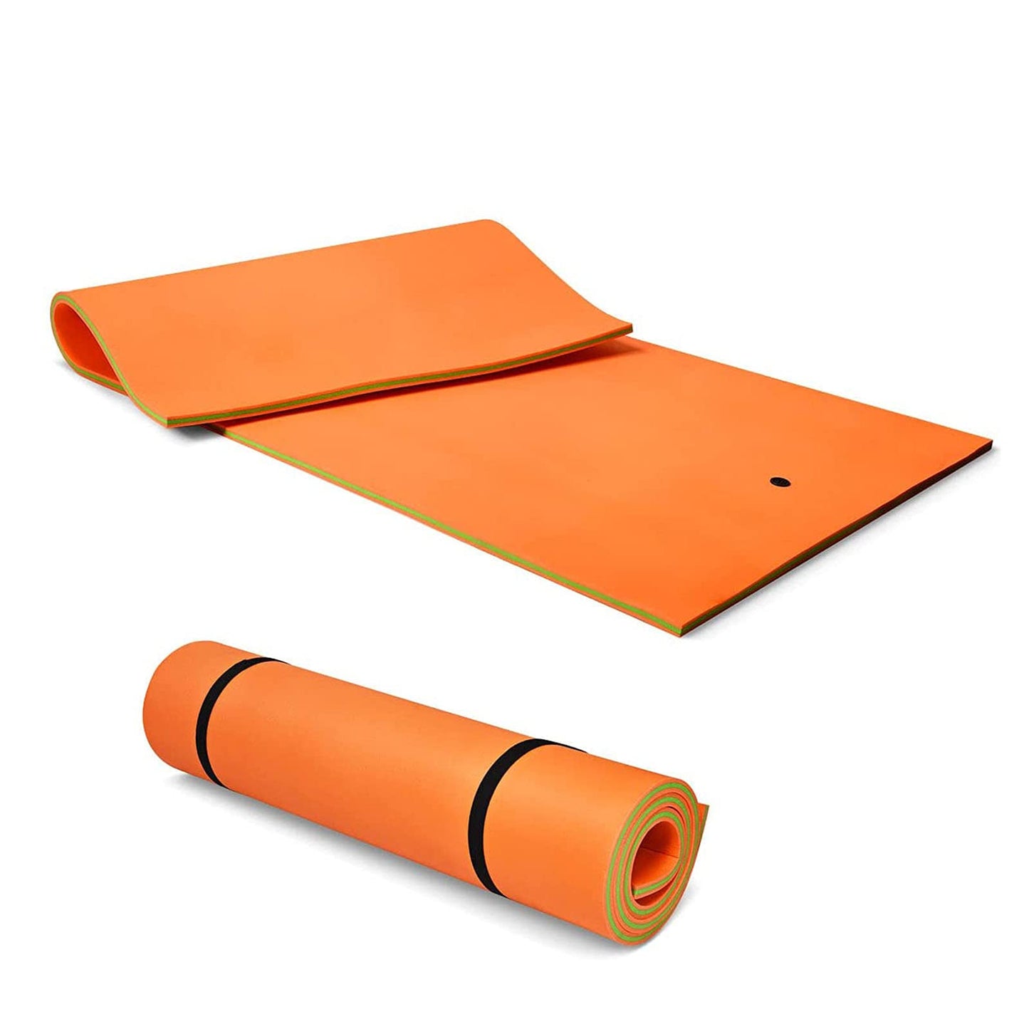 フローティングウォーターパッドマット、レイク、オーシャンズ、プール、休暇のための巨大なユリのパッドのためのリラックスし、レクリエーションのためのリラックス,2.7m*1.83m*33mm/9*6*0.1ft