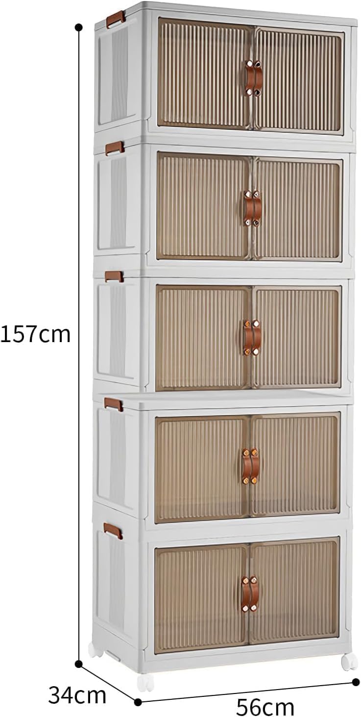 収納ボックス 折り畳み 積み重ね キャスター付き 収納ケース 衣類 書類 おもちゃ 小物 折りたたみ コンテナ ボックス 前開き 蓋付き 大容量 プラスチック おしゃれ 組立簡単 多機能 防塵 防カビ 防湿 無臭 透明 厚み 強い耐荷重 衣装ケース 収納キャビネット 家庭/車用 複数のサイズ