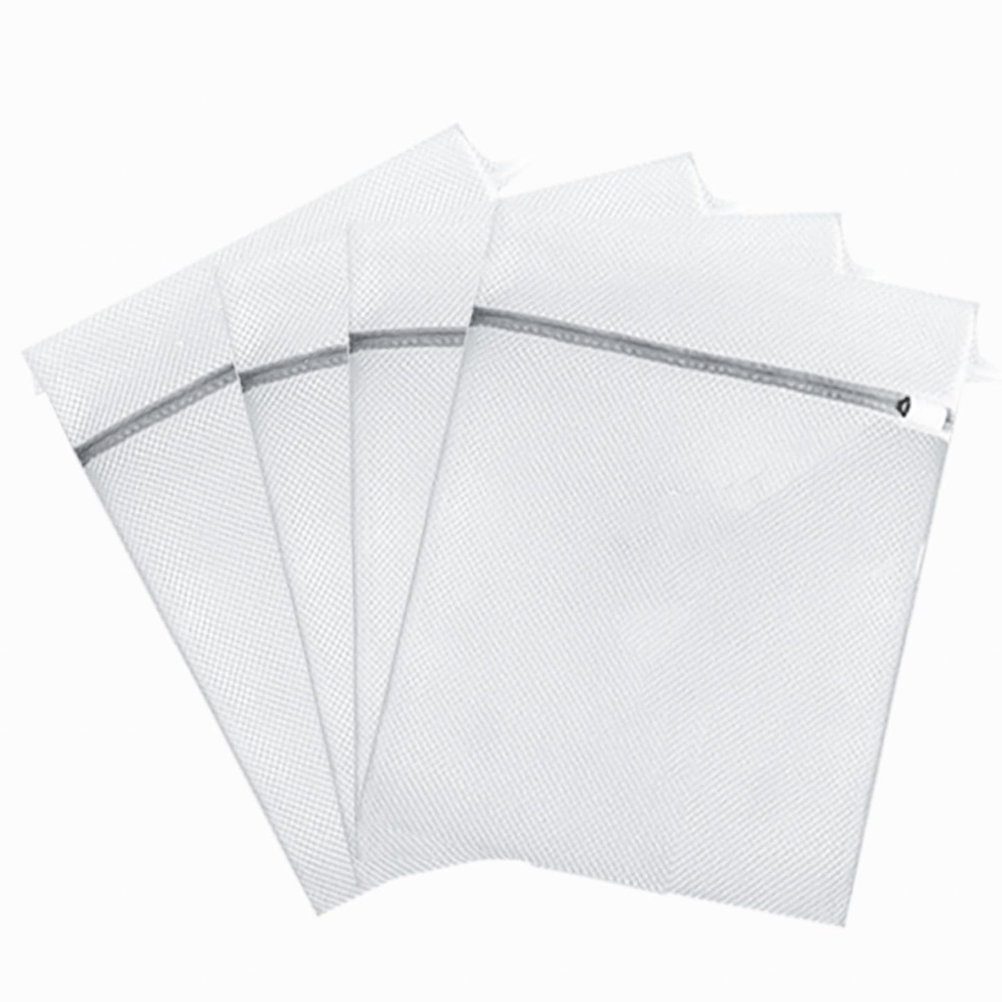 OCENYU 洗濯ネット セット 無蛍光 抗菌 角型 4枚M:50*40cm*4 ランドリーネット ハニカム構造メッシュ 細かい網目 丈夫 耐久性 コート セーター T-シャツ ブラジャーなど適用 ランドリーネット 型崩れ防止 ホワイト