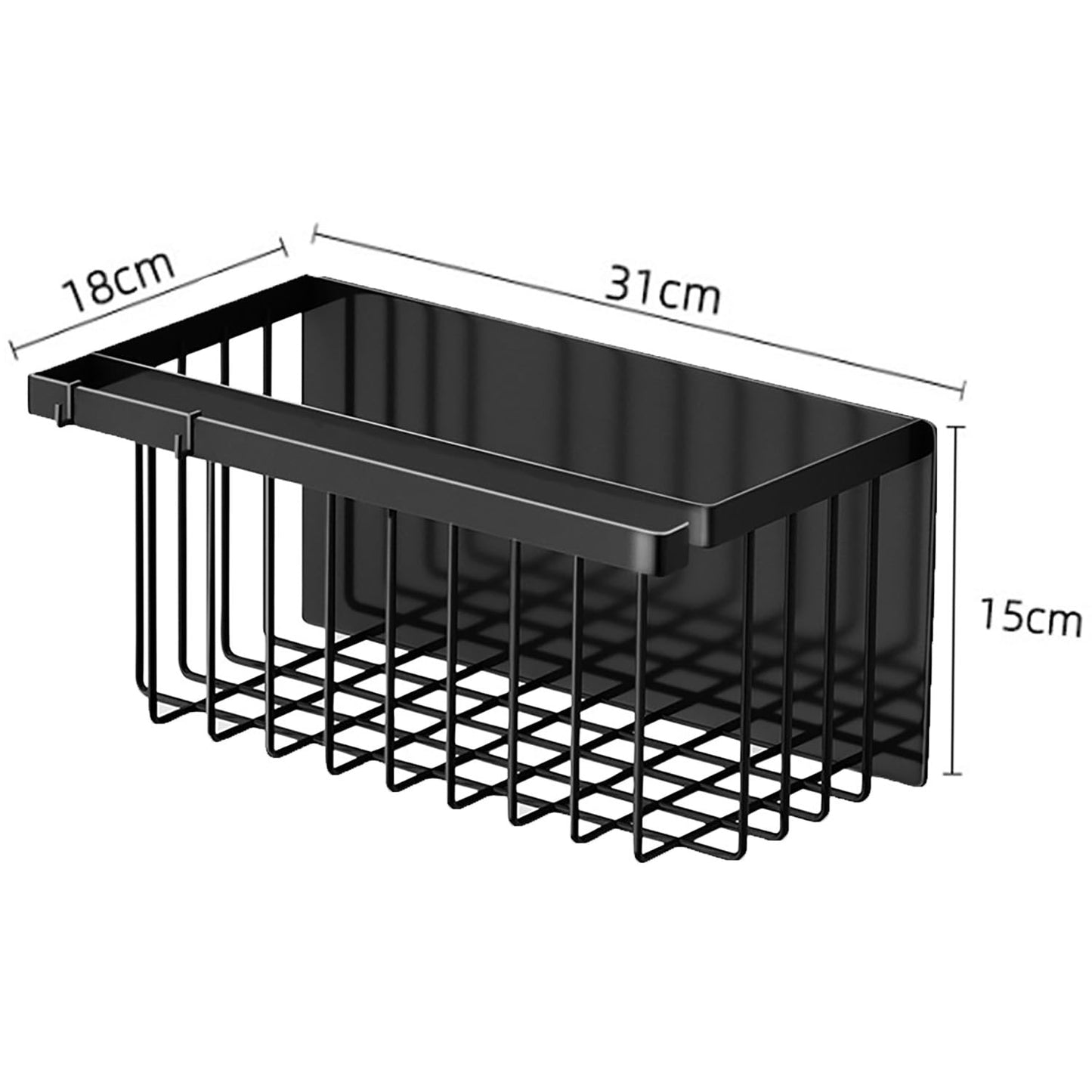 マグネット式収納ラック吸着壁掛け穴あけ不要錆びにくい浴室・キッチン用 パンチフリー磁気冷蔵庫ラック パンチフリーマグネット式キッチン収納ラック バスルームラック 錆びにくい 粘着式壁掛けマウント トイレタリーの保管と配置エリア 便利な収納