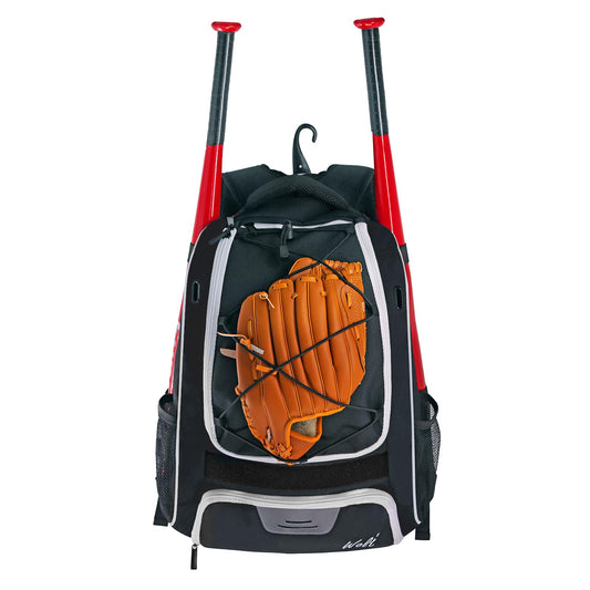 野球 リュック バットスリーブ2個付き 野球バック 少年野球 バット収納 ベースボールバッグ 独立した靴収納 野球用 35L大容量 リュック 野球 バックパック