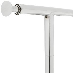 ベーシック ハンガーラック 衣類用 キャスター付き 金属製 シルバー