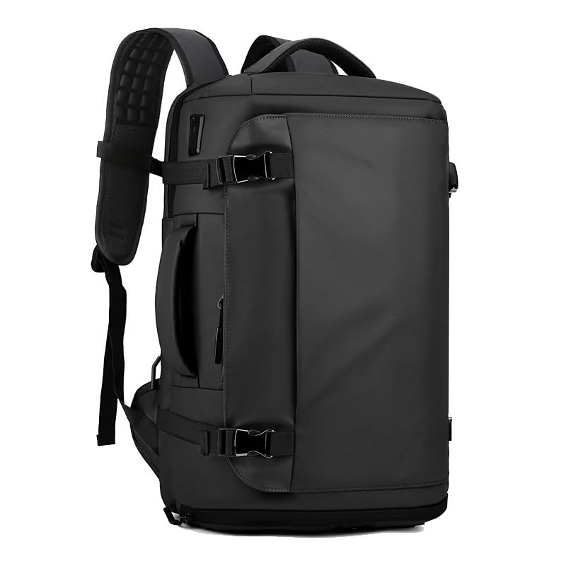 ビジネスリュック 30L大容量トラベル リュックサック 撥水生地 ジッパー スクエアバックパック 15.6インチPC対応 機内持ち込み 乾湿分離 シューズ収納 USB充電ポート付き 多機能3WAYリュックサック 通勤 通学 出張 人気 耐衝撃 おしゃれ 男女兼用