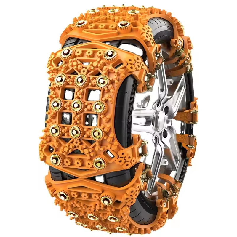 冬用緊急自動車タイヤチェーン滑り止めゴムチェーン、外部アクセサリー用