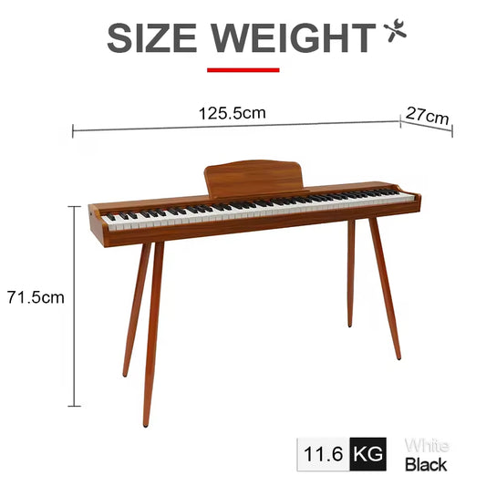 OEM音楽キーボード数字テクレドピアノ88鍵加重