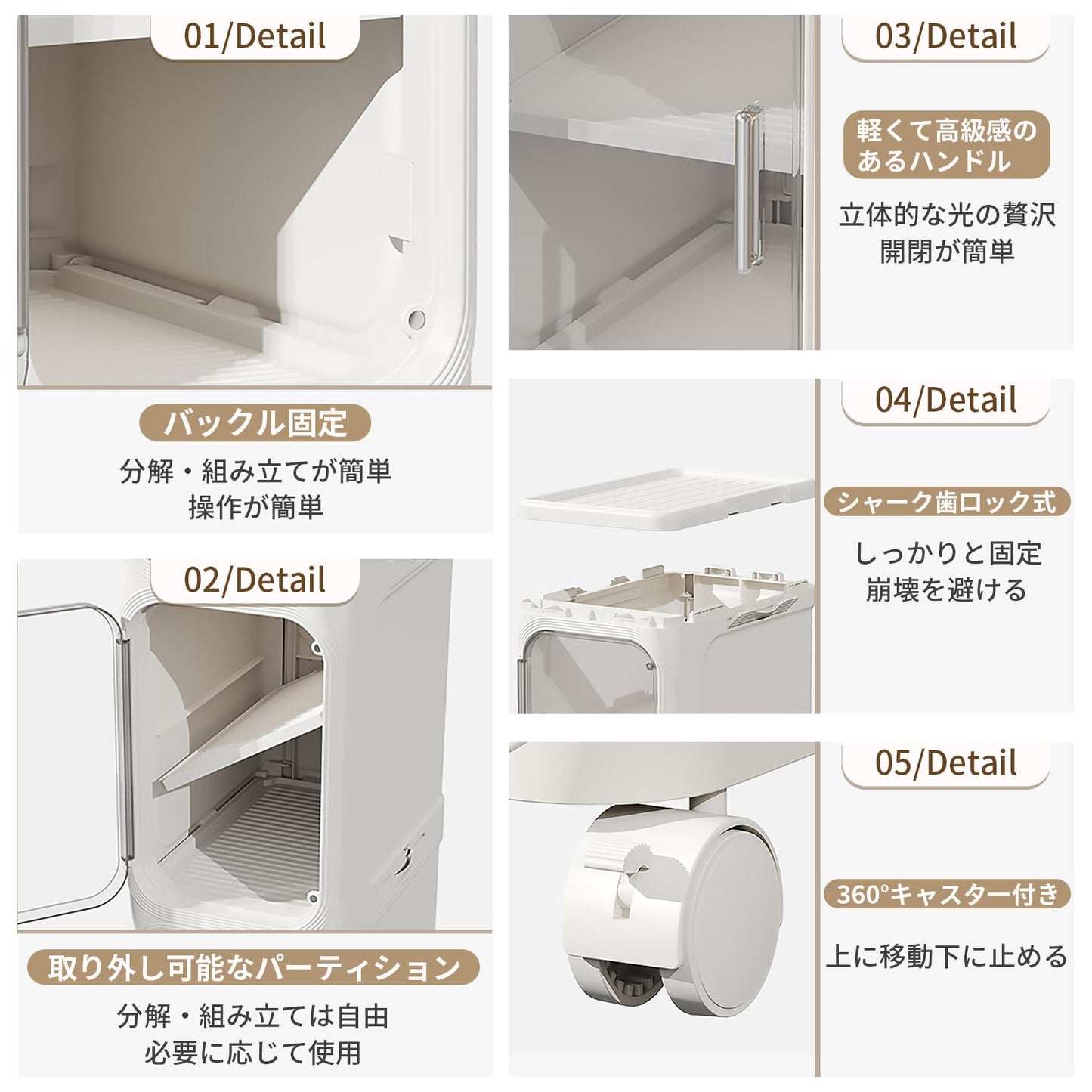 隙間収納 すきまストッカー キッチン収納 折り畳み3段スリムラック 台所 洗面所収納 洗濯機横 冷蔵庫横 すき間収納 収納キャビネット スキマ収納 キッチンラック スリムストッカー 隠す収納 (20cm*33cm*97cm-3段式)ホワイト