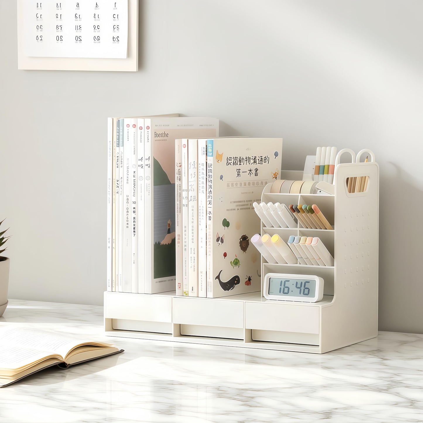 卓上ラック インストール不要 引き出し収納 収納 デスク 書類立て 上置き棚 置棚 机上ラック おしゃれ デスク棚 オフィス デスク収納 机上本棚 小物収納 文房具収納 化粧品収納