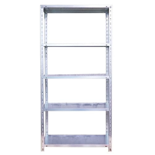 スチールラックのキタジマ NC-875 幅87.5×奥行45×高さ180cm 5段 ブラック 70kg/段