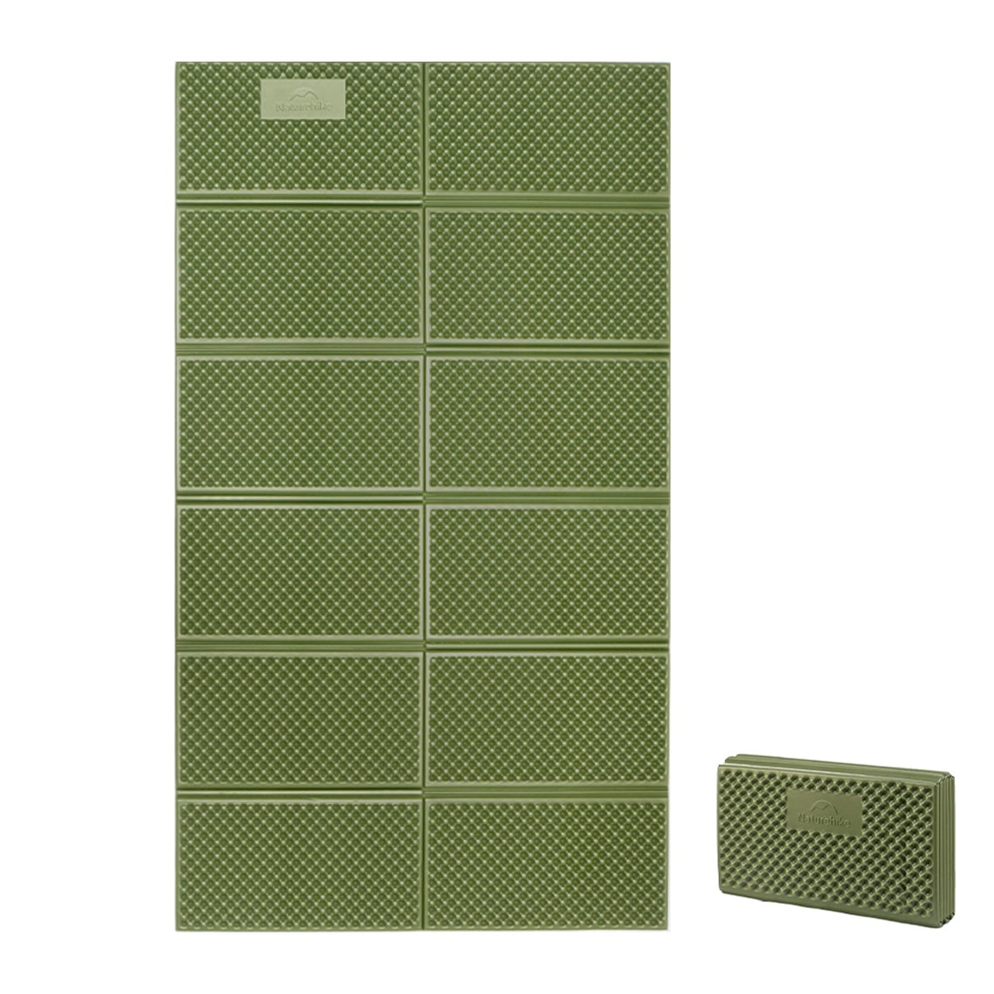 Naturehike キャンプ マット 厚さ18mm 400g超軽量 高反発 防潮防湿 シングル/ダブル 折り畳み 厚手 アウトドア コンパクト 持ち運び便利 耐久性 レジャーシート 通気 R値1.8/収納袋付き/IXPE素材 車中泊 寝袋マット ピクニック用 スリーピングマット バイク 自転車ツーリング 防災 災害